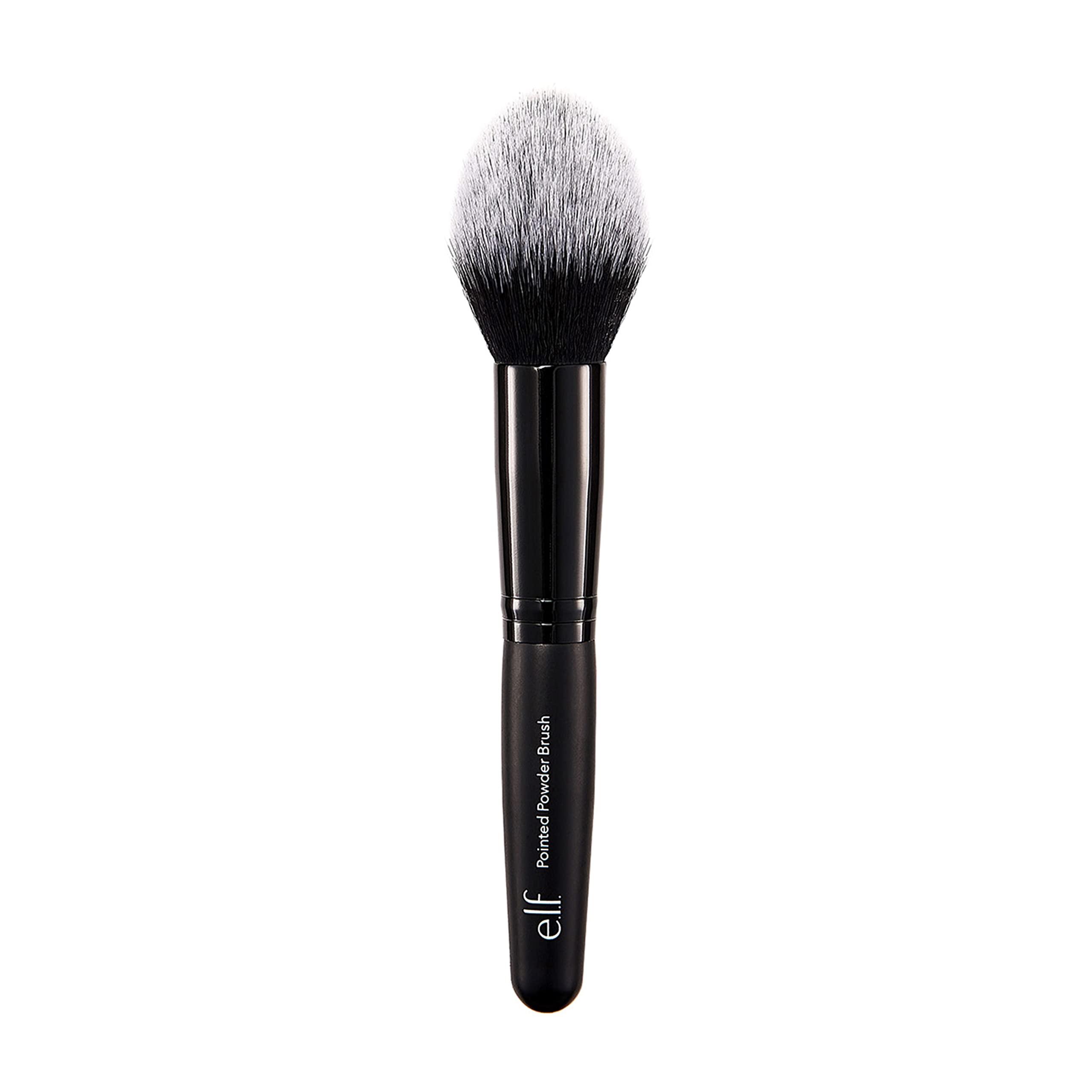 e.l.f. 54047 Pointed Powder Brush Vegan Makeup Tool Tapered End For Flawless Contouring Highlighting